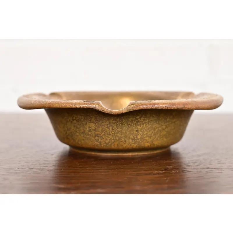 Tiffany Studios New York Bronze Doré Ashtray im Angebot 2
