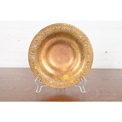Ciotola Doré in bronzo di Tiffany Studios New York con intarsi in abalone