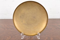 Tiffany Studios New York Bronze Doré Charger Platte oder Serviertablett