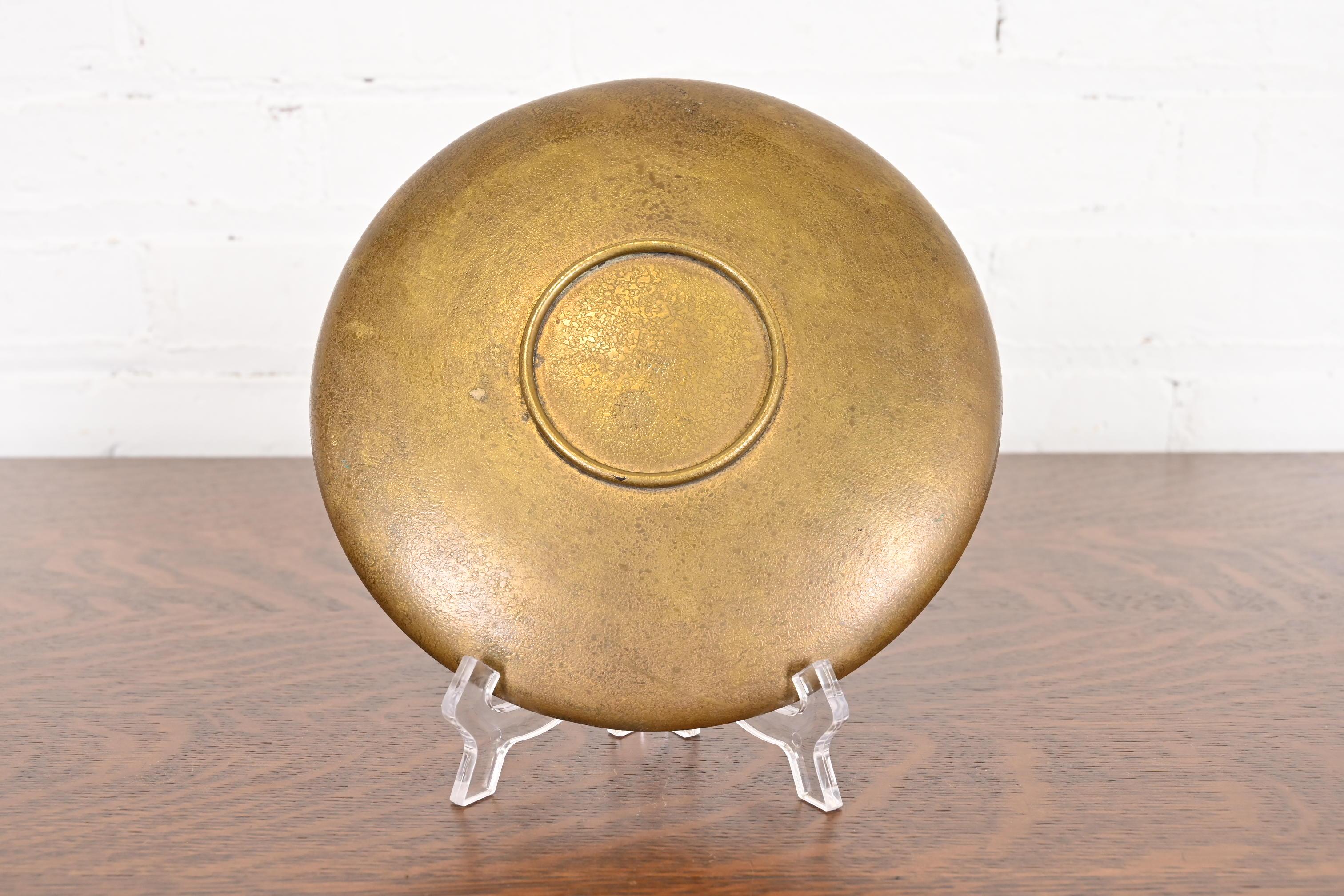 Tiffany Studios New York Bronze Doré Charger Platte oder Serviertablett im Angebot 2