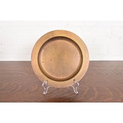 Tiffany Studios New York Bronze Doré Charger Plate or Tray