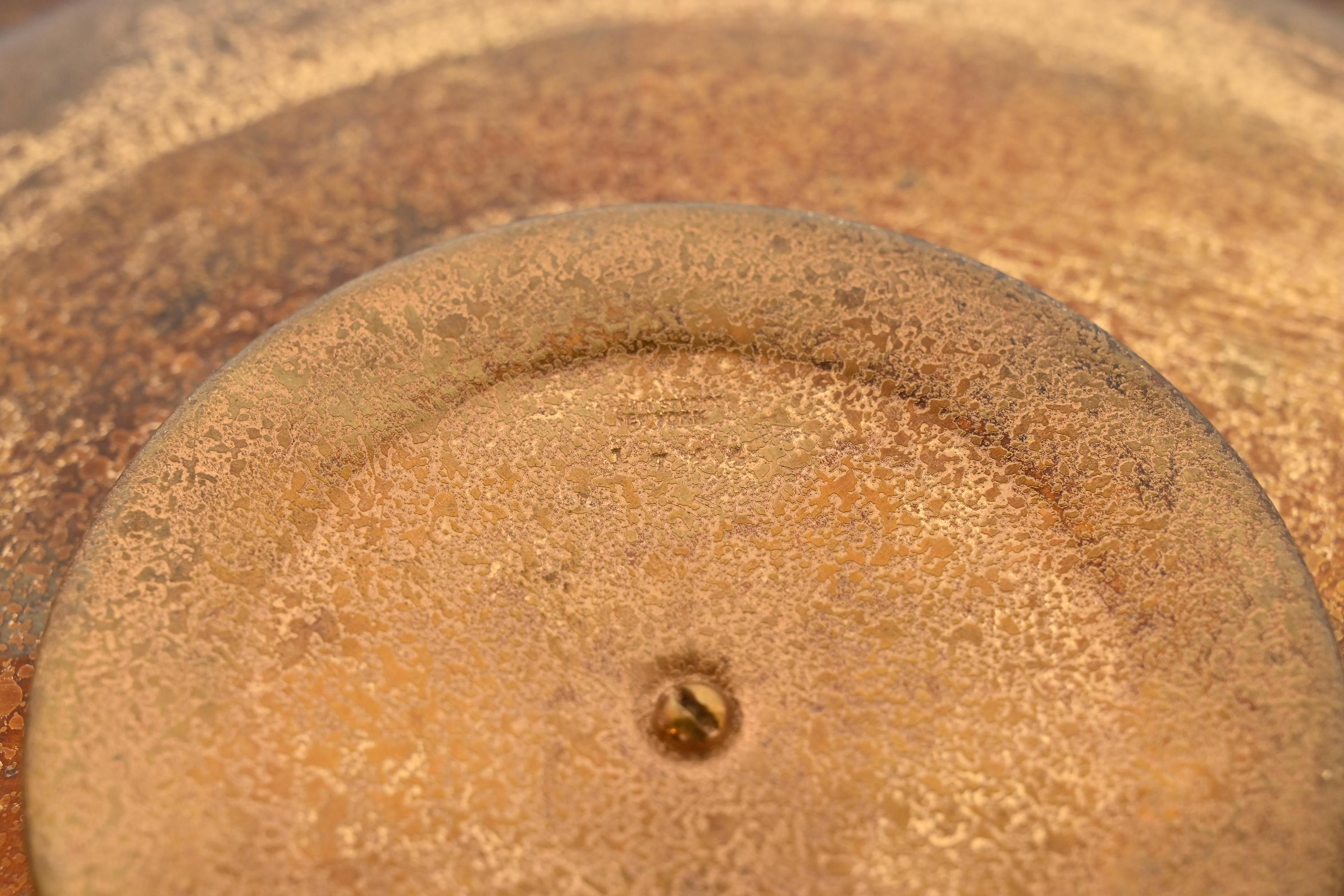 Tiffany Studios New York Bronze Doré Footed Plate (assiette à pied) en vente 4
