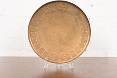 Tiffany Studios New York Bronze Doré Footed Plate