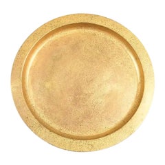 Tiffany Studios New York Bronze Doré Large Charger Plate or Tray