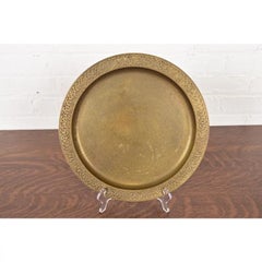 Tiffany Studios New York Bronze Doré Large Plate or Charger
