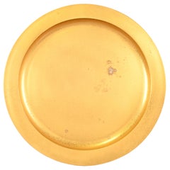 Piatto o caricatore grande Doré in bronzo di Tiffany Studios New York
