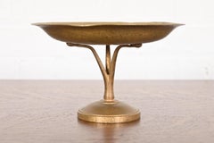 Tiffany Studios New York Bronze Doré Pedestal Bowl or Compote Dish