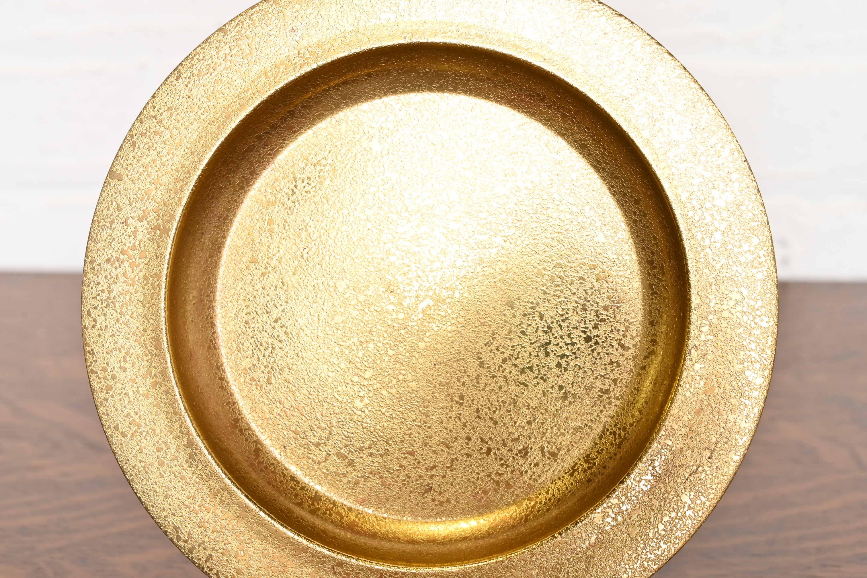 Tiffany Studios New York Plaque Doré en bronze Bon état - En vente à South Bend, IN