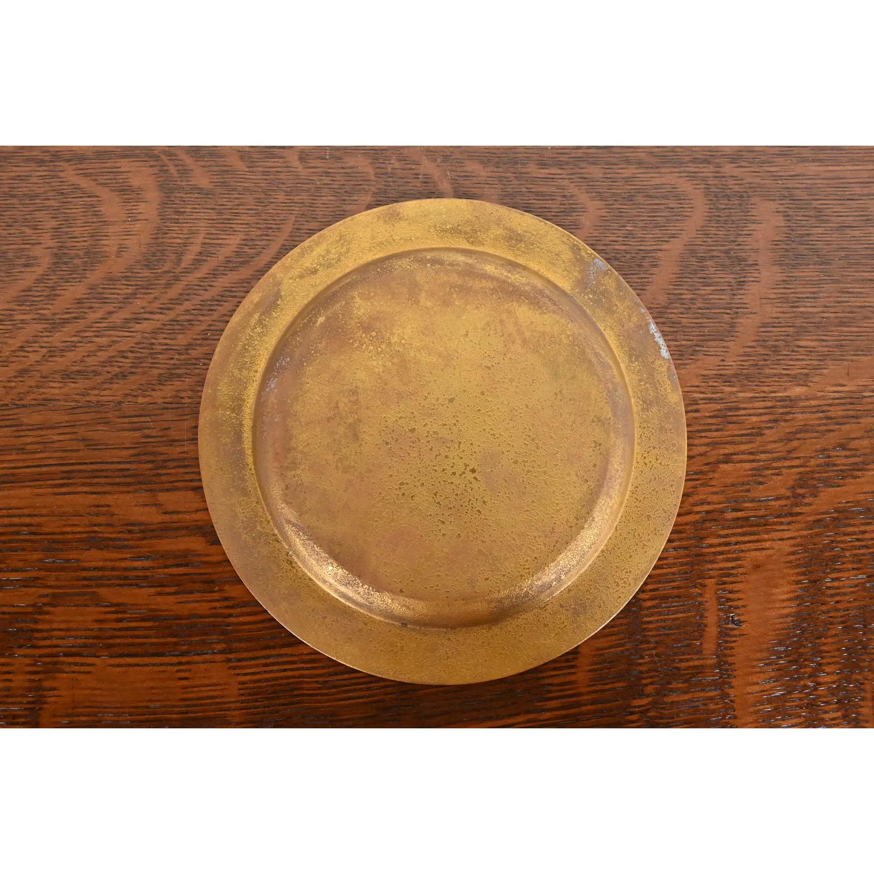 Bronze Tiffany Studios New York Plaque Doré en bronze en vente