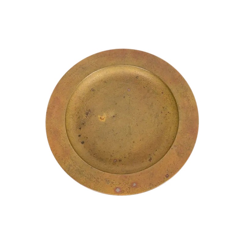 Tiffany Studios New York Bronze Doré Plate
