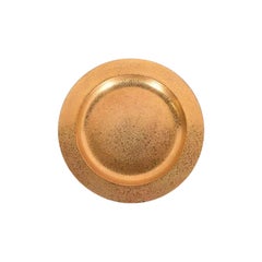 Tiffany Studios New York Bronze Doré Plate