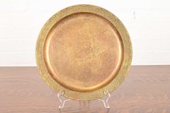 Tiffany Studios New York Bronze Doré Plate or Charger