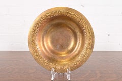 Tiffany Studios New York Bronze Doré Plate or Shallow Bowl