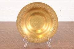 Plato o cuenco poco profundo Tiffany Studios New York Bronce Doré