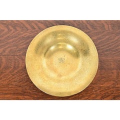 Tiffany Studios New York Bronze Doré Plate or Shallow Bowl
