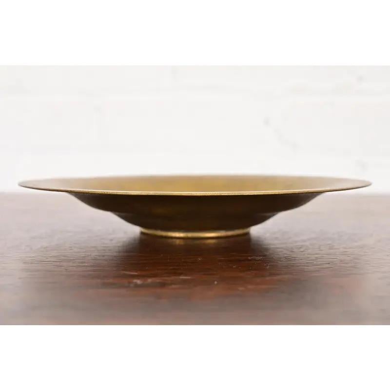 Tiffany Studios New York Bronze Doré Teller oder flache Schale (amerikanisch) im Angebot
