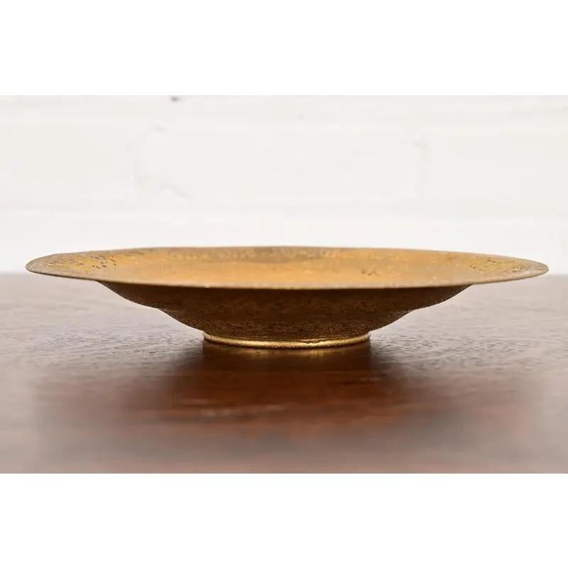 Tiffany Studios New York Bronze Doré Teller oder flache Schale (amerikanisch) im Angebot