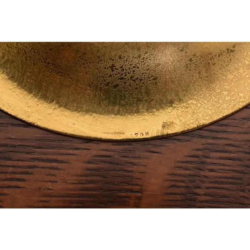 Tiffany Studios New York Bronze Doré Teller oder flache Schale (20. Jahrhundert) im Angebot