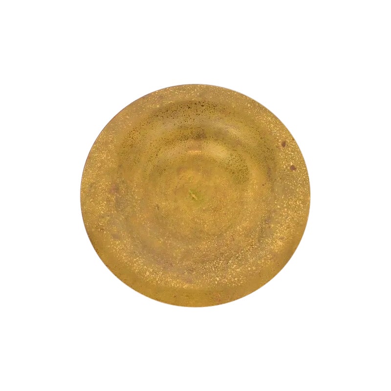 Tiffany Studios New York Bronze Doré Plate or Shallow Bowl