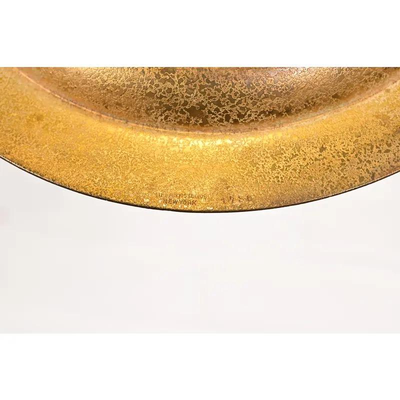 Tiffany Studios New York Bronze Doré Plate or Tray im Angebot 1