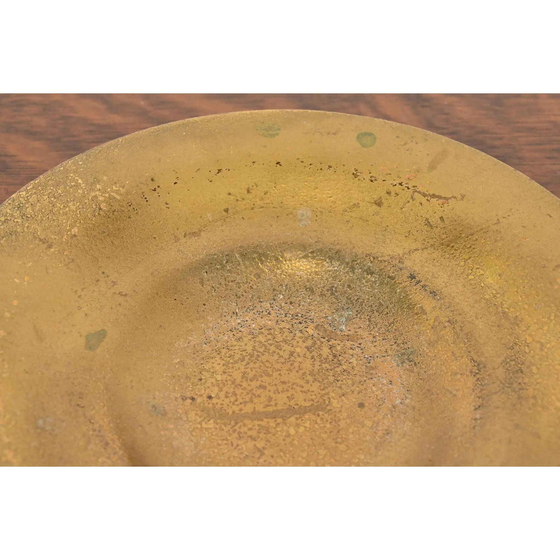 Tiffany Studios New York Bronze Doré-Teller oder flache Schalen, Paar im Angebot 1