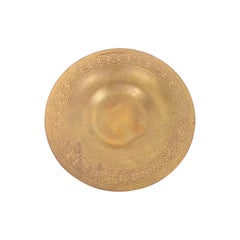 Tiffany Studios New York Bronze Doré Shallow Bowl or Plate W/ Decorative Border Tiffany Studios New York Bronze Doré Shallow Bowl or Plate W/ Decorative Border