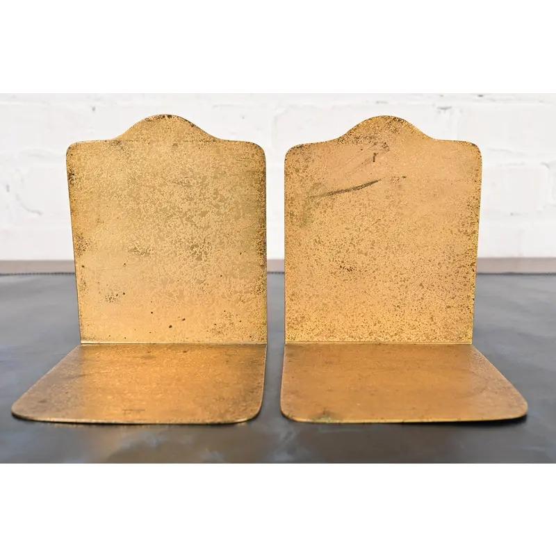 Tiffany Studios New York Bronze Doré Zodiac Bookends, Circa 1910 im Angebot 4