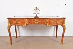 Tiffany Studios New York Bronze Harp Desk Lamp