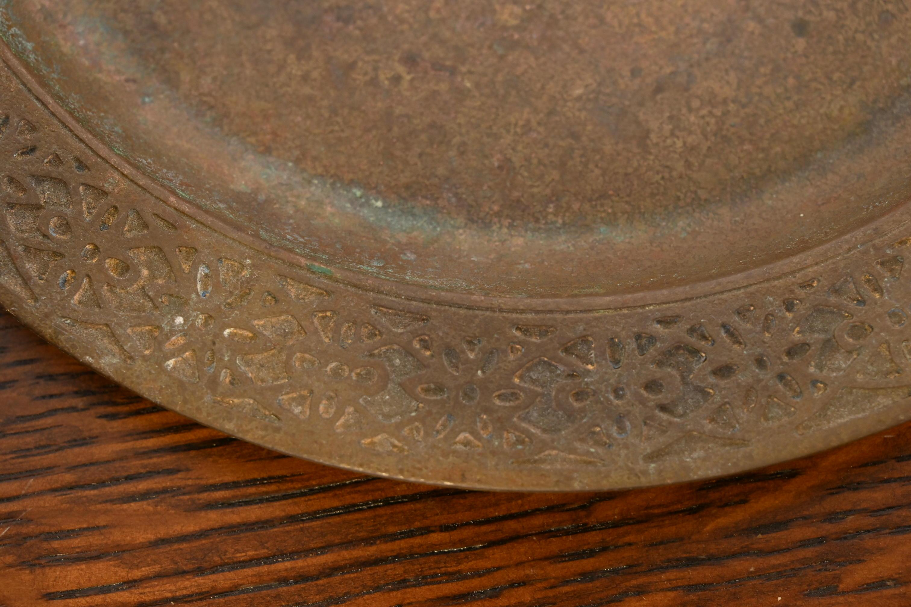 Bronze Assiette en bronze Tiffany Studios New York en vente