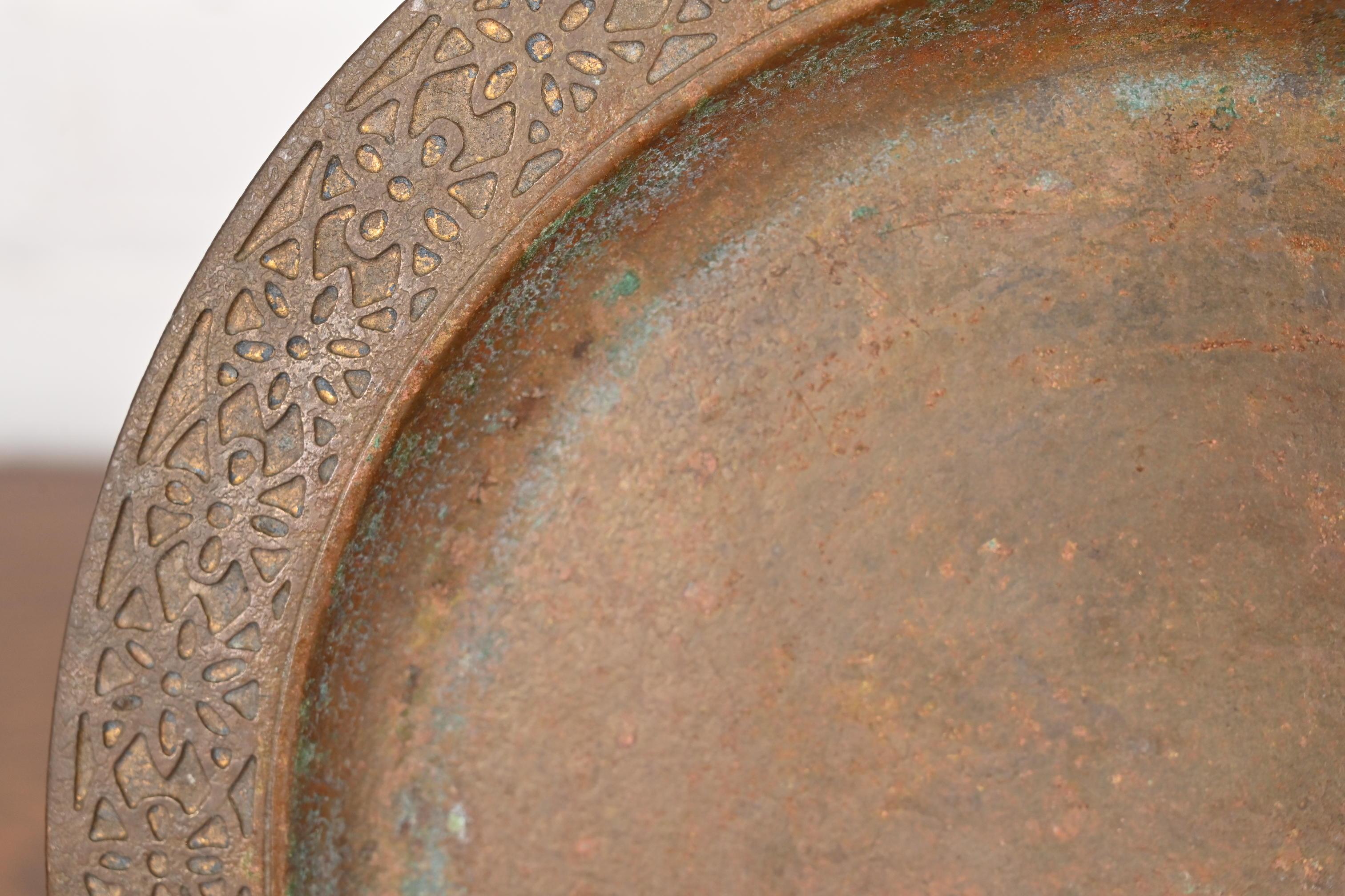Assiette en bronze Tiffany Studios New York en vente 1