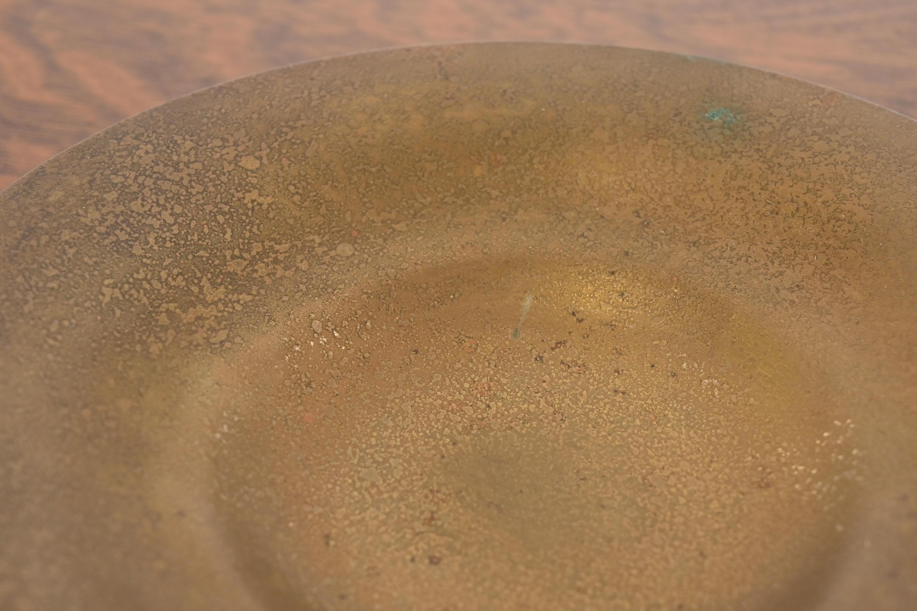 20th Century Tiffany Studios New York Bronze Shallow Bowl For Sale