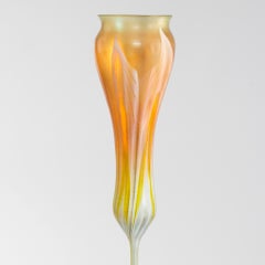 Tiffany Studios New York "Calyx" Flower Form Favrile Glass Vase