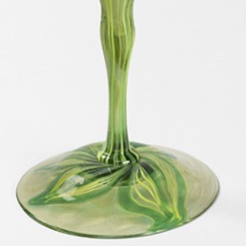 Art Nouveau Tiffany Studios New York Calyx Flower Form Vase