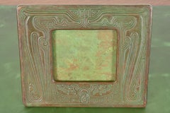 Tiffany Studios New York, cornice per calendario o cornice per quadri in bronzo con motivo cinese