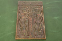 Tiffany Studios New York Chinese Pattern Bronze Notepad Holder