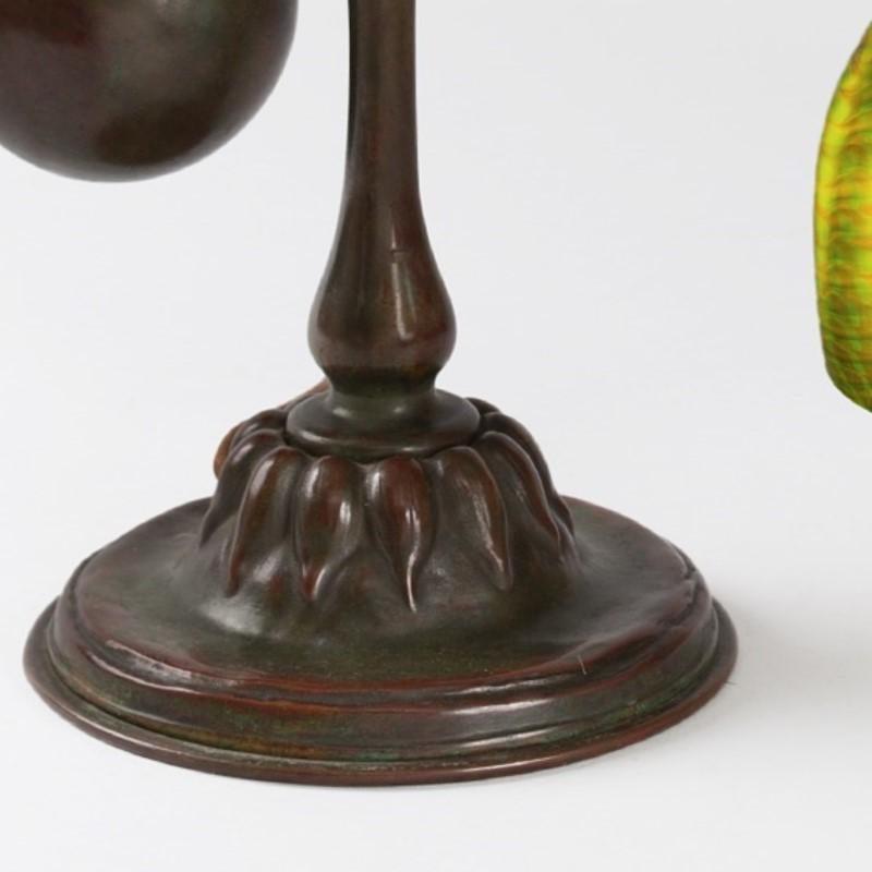 A Tiffany Studios New York patinated bronze 