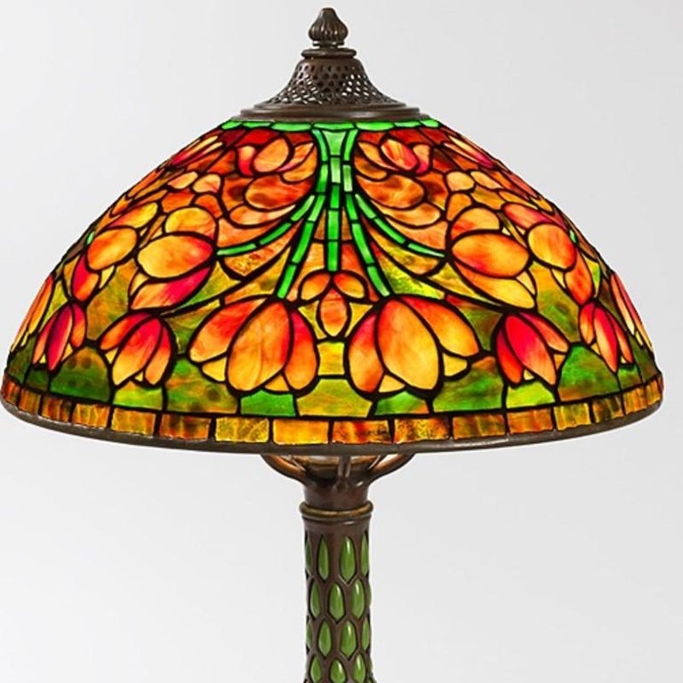 Tiffany Studios New York "Crocus" Table Lamp at 1stDibs