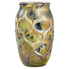 Tiffany Studios New York Decorated Beehive Paperweight Vase
