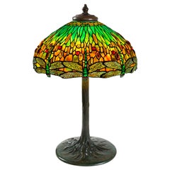 Tiffany Studios New York "Drophead Dragonfly" Table Lamp