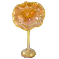 Used Tiffany Studios New York Favrile Glass "Jack in the Pulpit" Vase