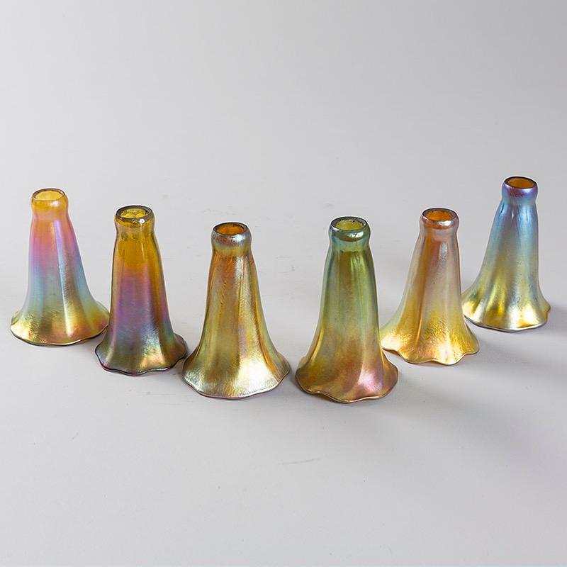 Bronze Tiffany Studios New York Favrile Glass 