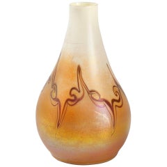 Antique Tiffany Studios New York Favrile Glass Vase