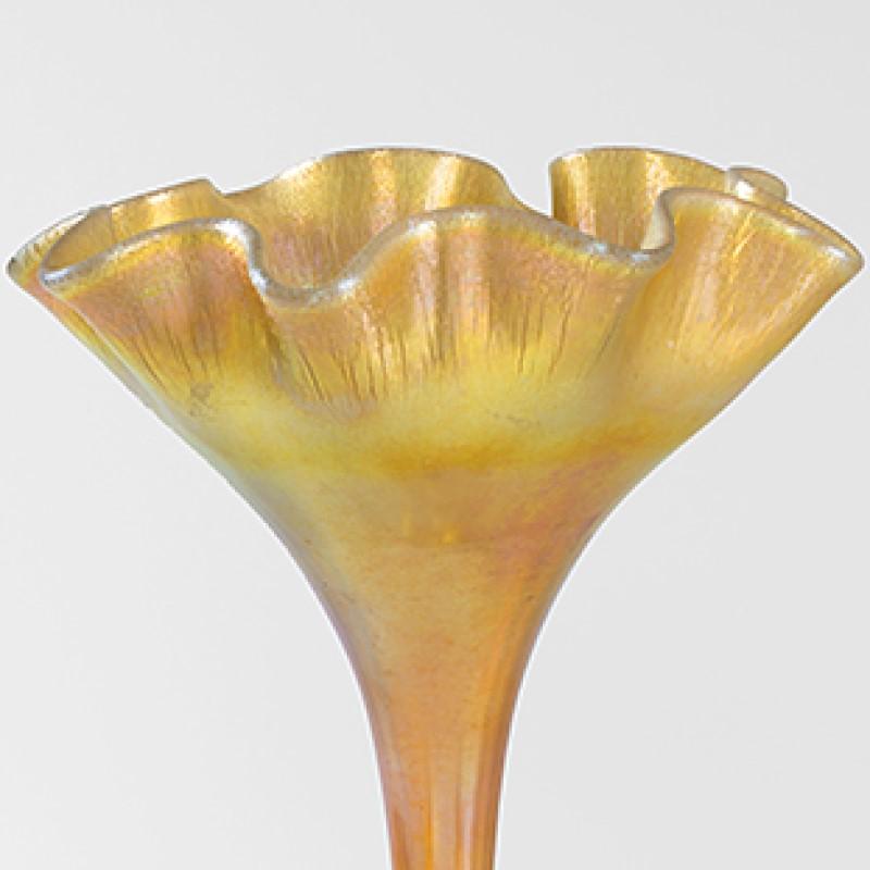 American Tiffany Studios New York Floriform Glass Vase