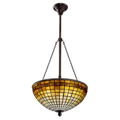 Tiffany Studios New York "Geometric" Plafonnier