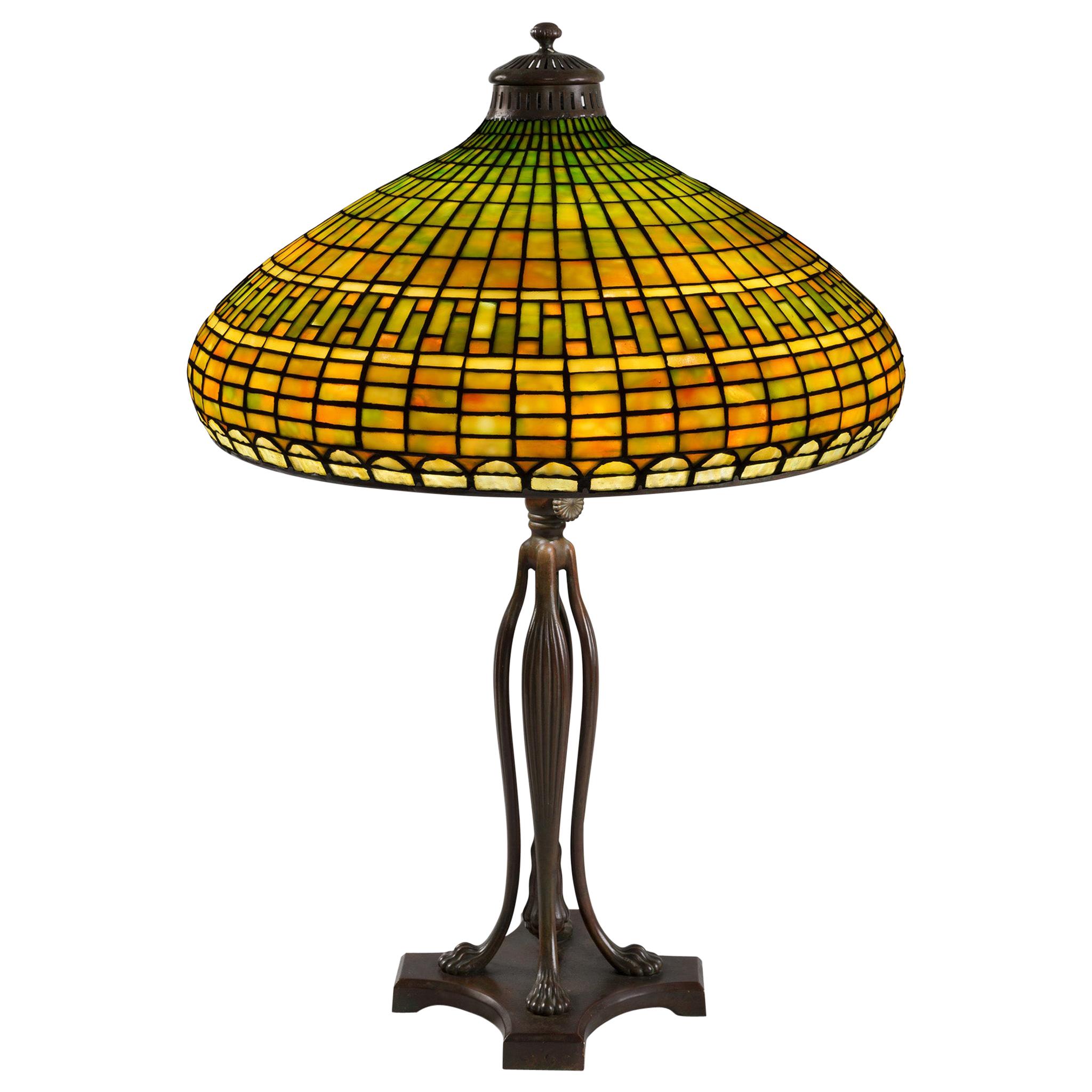 Tiffany Studios New York "Geometric" Table Lamp