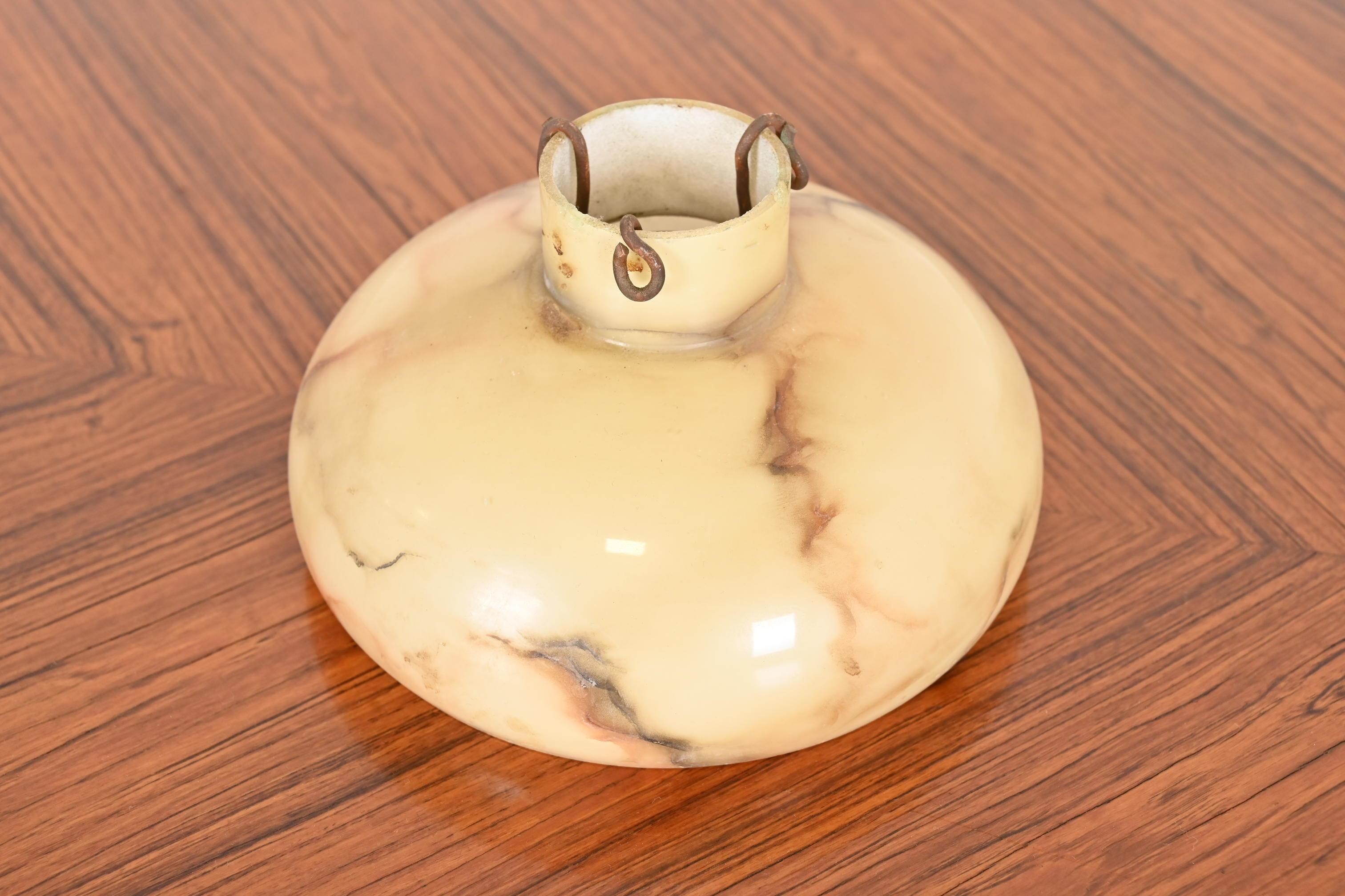 Tiffany Studios Nueva York Lámpara de escritorio de arpa de bronce dorado, circa 1910 en venta 8
