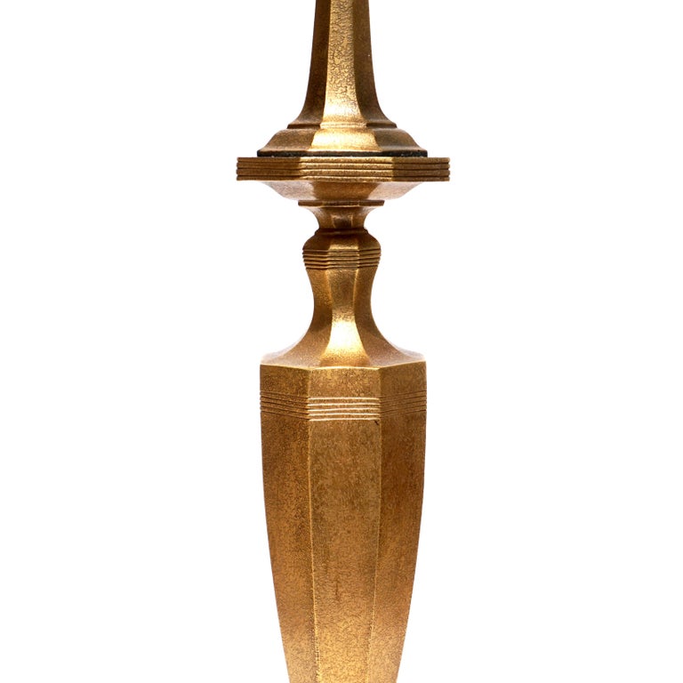 American Tiffany Studios New York Gilt Bronze Lamp Shade