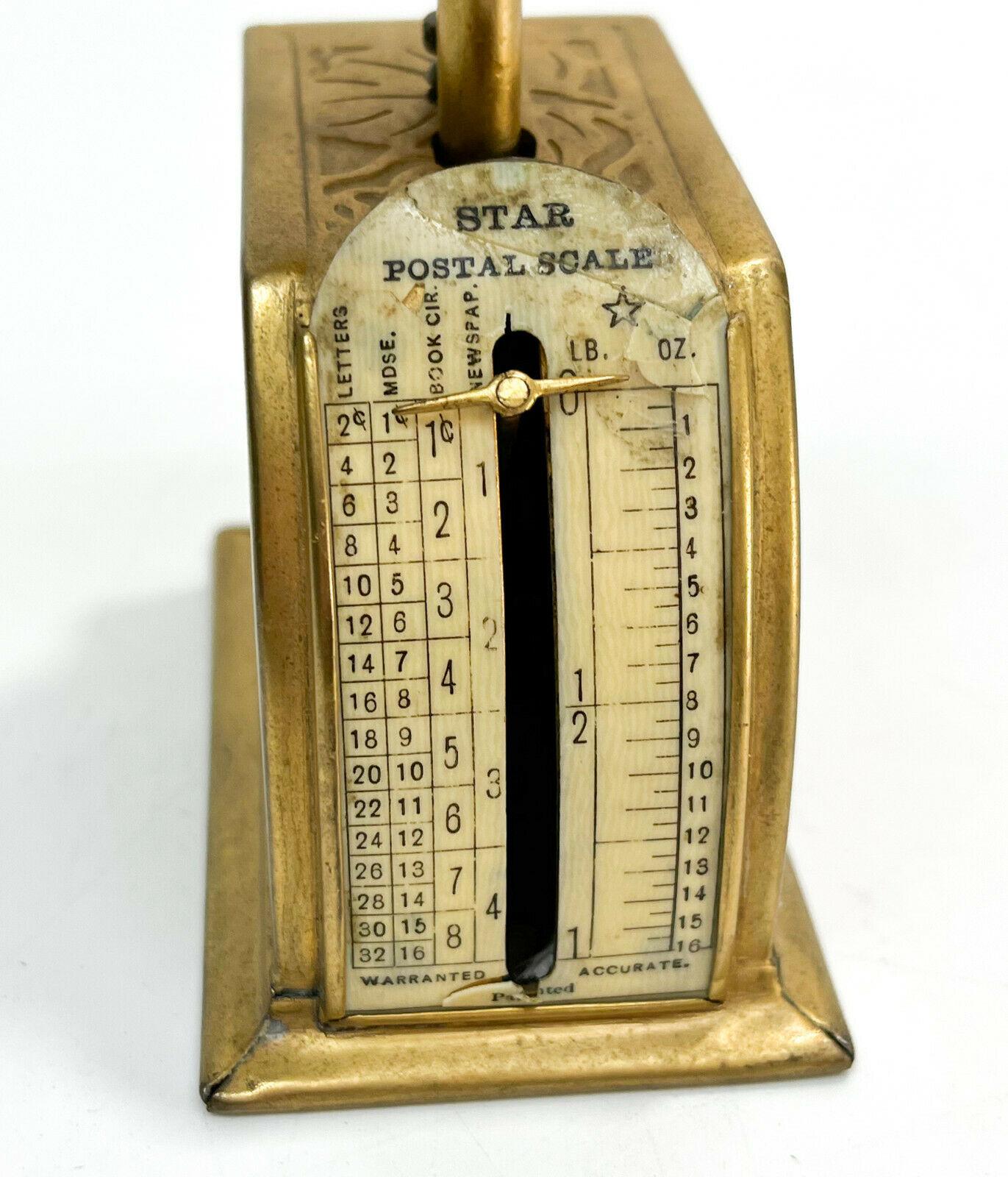 Tiffany Studios New York gilt bronze postage scale in grapevine #872

Tiffany Studios mark to the underside.

Additional Information:
Dimension: 3 inches x 2 inches x 3 inches tall
Condition: Loss and restoration to the scale lable.
