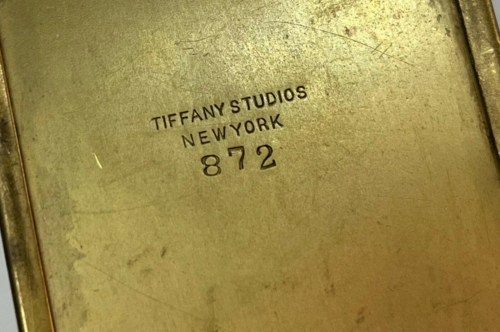 Tiffany Studios New York Gilt Bronze Postage Scale in Grapevine #872 3