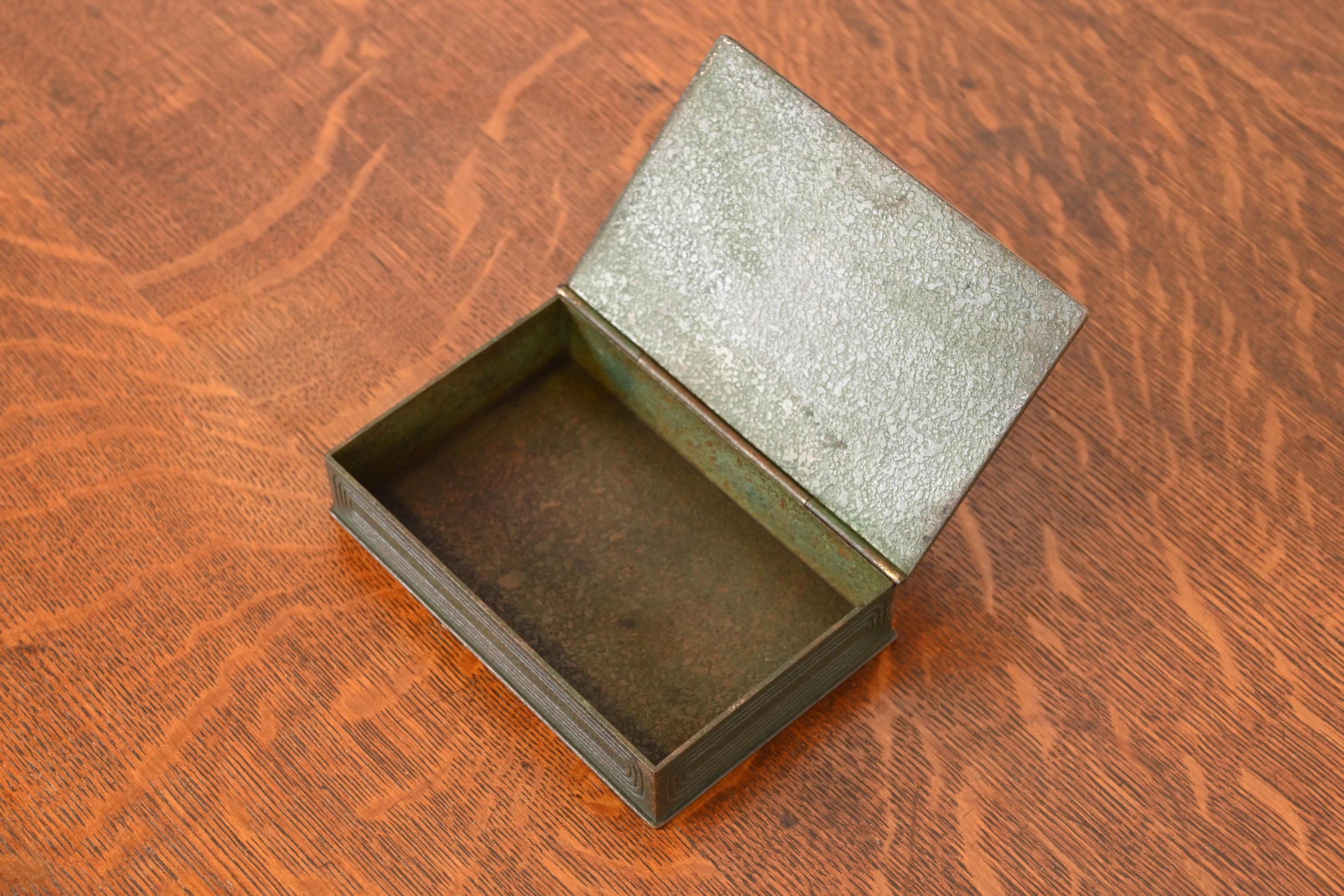 Tiffany Studios New York Graduate Bronze Box For Sale 4
